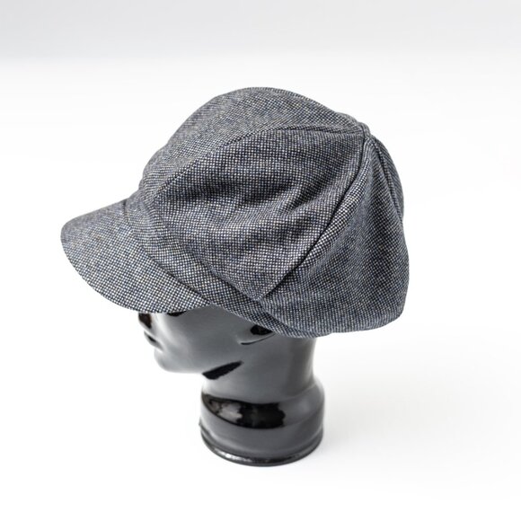 Upcycled Wool Cashmere Blend Newsboy Cap for Men or Women main image 4